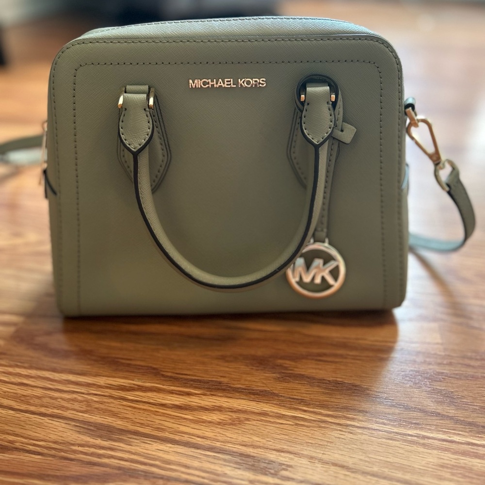 Sage Michael kors dome bag